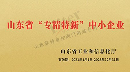 Shandong 2020 provincial -level provincial "specialized special new" small and medium -sized enterprise list publicity
